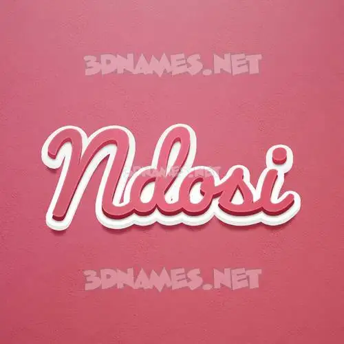 ndosi in Red Scribble style - 3D name wallpaper ndosi in Red Scribble style - 3D name wallpaper