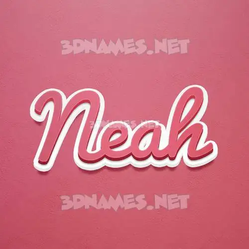 neah in Red Scribble style - 3D name wallpaper neah in Red Scribble style - 3D name wallpaper