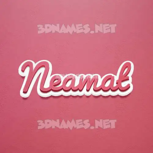 neamat in Red Scribble style - 3D name wallpaper neamat in Red Scribble style - 3D name wallpaper