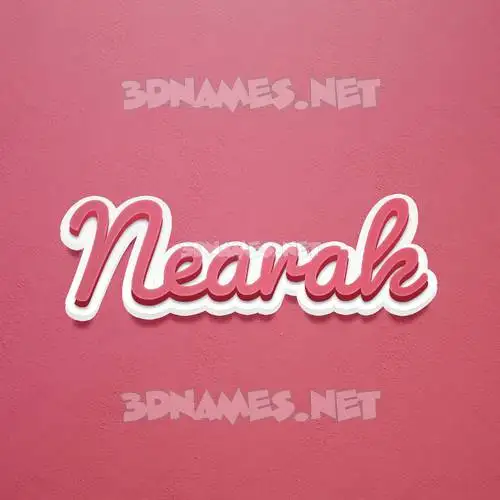 nearak in Red Scribble style - 3D name wallpaper nearak in Red Scribble style - 3D name wallpaper