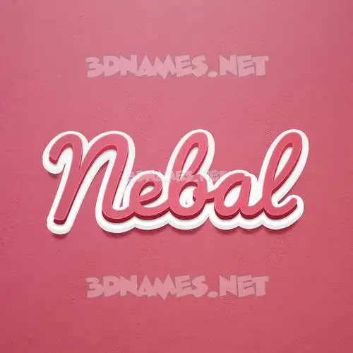 nebal in Red Scribble style - 3D name wallpaper nebal in Red Scribble style - 3D name wallpaper