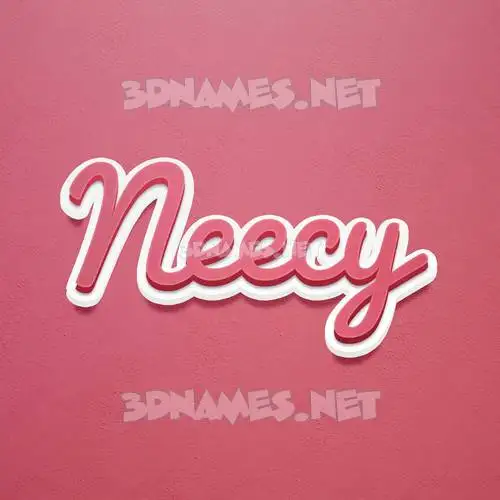 neecy in Red Scribble style - 3D name wallpaper neecy in Red Scribble style - 3D name wallpaper