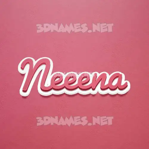 neeena in Red Scribble style - 3D name wallpaper neeena in Red Scribble style - 3D name wallpaper