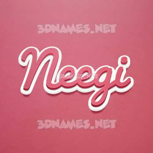 neegi in Red Scribble style - 3D name wallpaper neegi in Red Scribble style - 3D name wallpaper