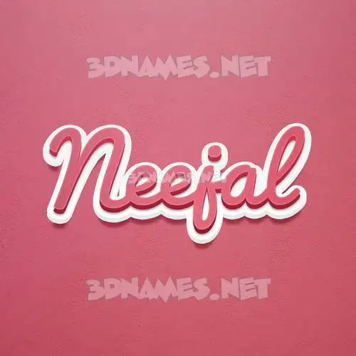 neejal in Red Scribble style - 3D name wallpaper neejal in Red Scribble style - 3D name wallpaper