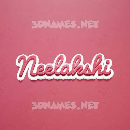 neelakshi in Red Scribble style - 3D name wallpaper neelakshi in Red Scribble style - 3D name wallpaper