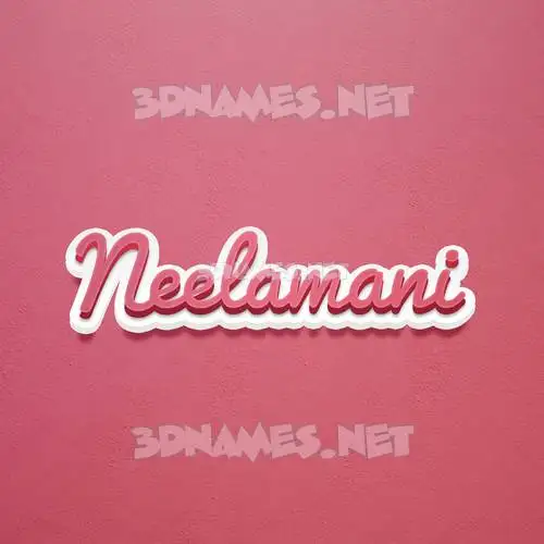neelamani in Red Scribble style - 3D name wallpaper neelamani in Red Scribble style - 3D name wallpaper