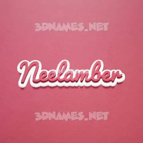 neelamber in Red Scribble style - 3D name wallpaper neelamber in Red Scribble style - 3D name wallpaper