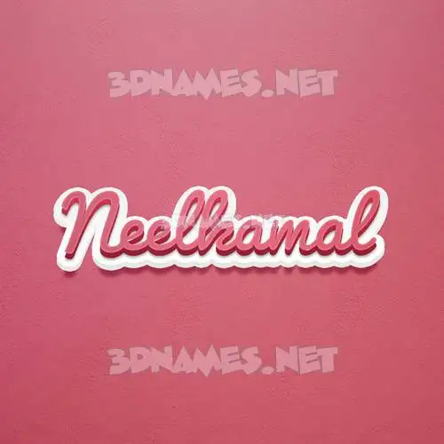 neelkamal in Red Scribble style - 3D name wallpaper neelkamal in Red Scribble style - 3D name wallpaper