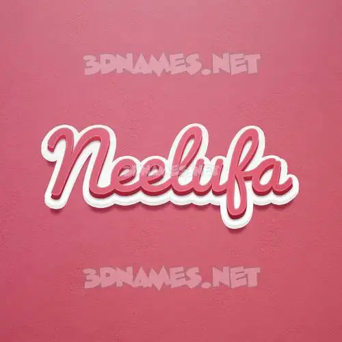neelufa in Red Scribble style - 3D name wallpaper neelufa in Red Scribble style - 3D name wallpaper