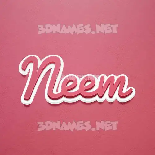 neem in Red Scribble style - 3D name wallpaper neem in Red Scribble style - 3D name wallpaper