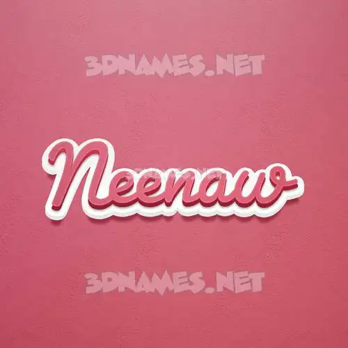 neenaw in Red Scribble style - 3D name wallpaper neenaw in Red Scribble style - 3D name wallpaper