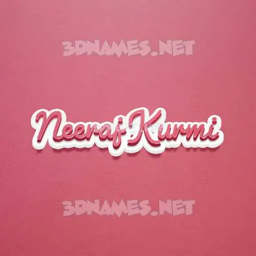 neeraj kurmi in Red Scribble style - 3D name wallpaper neeraj kurmi in Red Scribble style - 3D name wallpaper