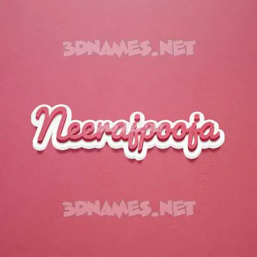 neerajpooja in Red Scribble style - 3D name wallpaper neerajpooja in Red Scribble style - 3D name wallpaper