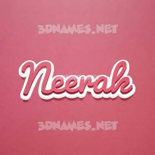 neerak in Red Scribble style - 3D name wallpaper neerak in Red Scribble style - 3D name wallpaper