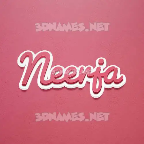 neerja in Red Scribble style - 3D name wallpaper neerja in Red Scribble style - 3D name wallpaper