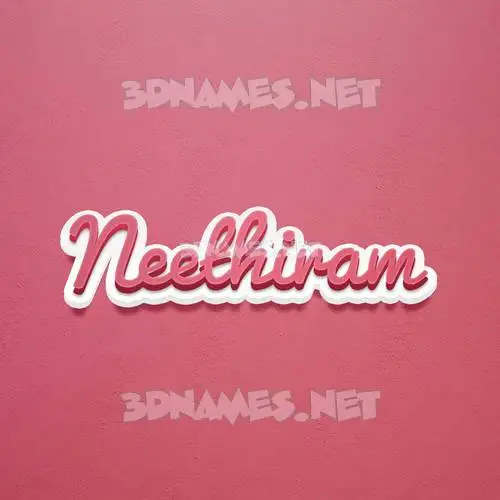 neethiram in Red Scribble style - 3D name wallpaper neethiram in Red Scribble style - 3D name wallpaper