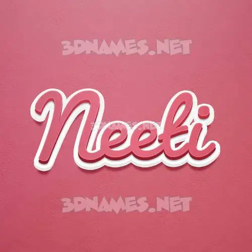 neeti in Red Scribble style - 3D name wallpaper neeti in Red Scribble style - 3D name wallpaper
