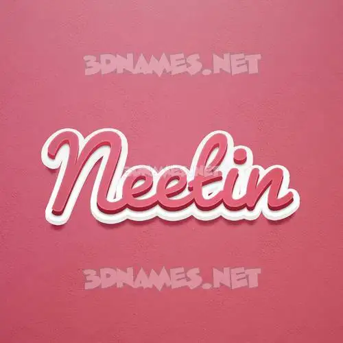 neetin in Red Scribble style - 3D name wallpaper neetin in Red Scribble style - 3D name wallpaper