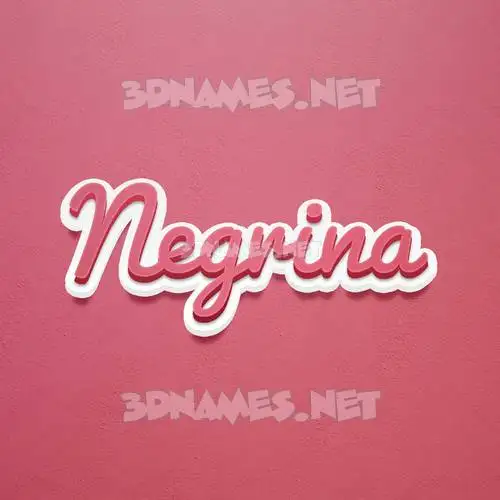 negrina in Red Scribble style - 3D name wallpaper negrina in Red Scribble style - 3D name wallpaper