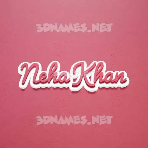 neha khan in Red Scribble style - 3D name wallpaper neha khan in Red Scribble style - 3D name wallpaper
