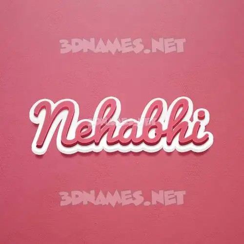 nehabhi in Red Scribble style - 3D name wallpaper nehabhi in Red Scribble style - 3D name wallpaper