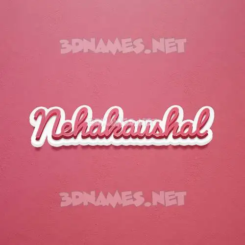 nehakaushal in Red Scribble style - 3D name wallpaper nehakaushal in Red Scribble style - 3D name wallpaper