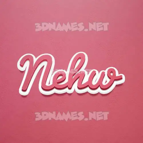 nehw in Red Scribble style - 3D name wallpaper nehw in Red Scribble style - 3D name wallpaper