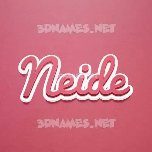 neide in Red Scribble style - 3D name wallpaper neide in Red Scribble style - 3D name wallpaper