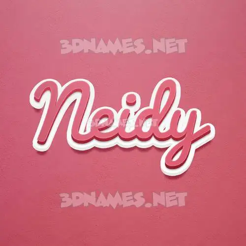 neidy in Red Scribble style - 3D name wallpaper neidy in Red Scribble style - 3D name wallpaper