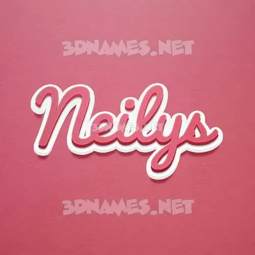 neilys in Red Scribble style - 3D name wallpaper neilys in Red Scribble style - 3D name wallpaper