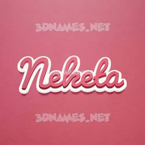 neketa in Red Scribble style - 3D name wallpaper neketa in Red Scribble style - 3D name wallpaper