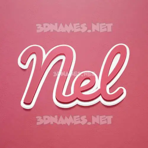 nel in Red Scribble style - 3D name wallpaper nel in Red Scribble style - 3D name wallpaper