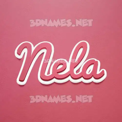 nela in Red Scribble style - 3D name wallpaper nela in Red Scribble style - 3D name wallpaper