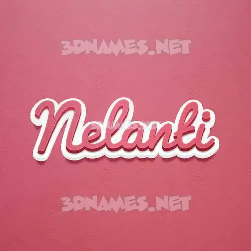 nelanti in Red Scribble style - 3D name wallpaper nelanti in Red Scribble style - 3D name wallpaper