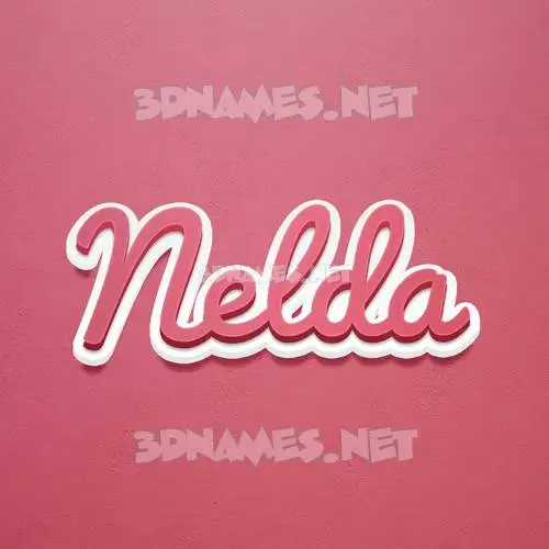 nelda in Red Scribble style - 3D name wallpaper nelda in Red Scribble style - 3D name wallpaper