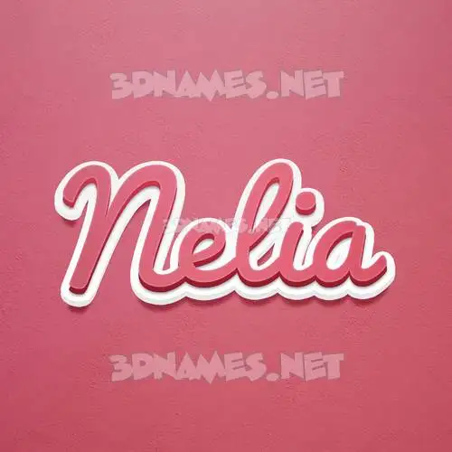 nelia in Red Scribble style - 3D name wallpaper nelia in Red Scribble style - 3D name wallpaper