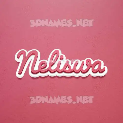neliswa in Red Scribble style - 3D name wallpaper neliswa in Red Scribble style - 3D name wallpaper