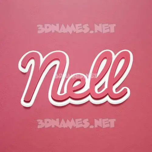 nell in Red Scribble style - 3D name wallpaper nell in Red Scribble style - 3D name wallpaper