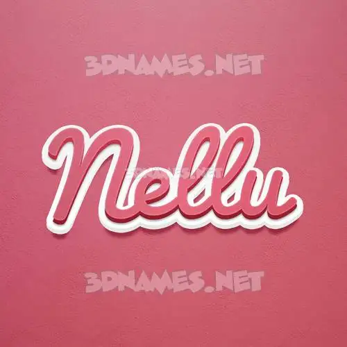 nellu in Red Scribble style - 3D name wallpaper nellu in Red Scribble style - 3D name wallpaper