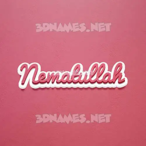 nematullah in Red Scribble style - 3D name wallpaper nematullah in Red Scribble style - 3D name wallpaper