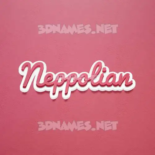 neppolian in Red Scribble style - 3D name wallpaper neppolian in Red Scribble style - 3D name wallpaper