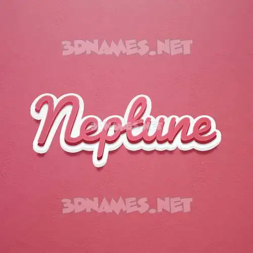 neptune in Red Scribble style - 3D name wallpaper neptune in Red Scribble style - 3D name wallpaper