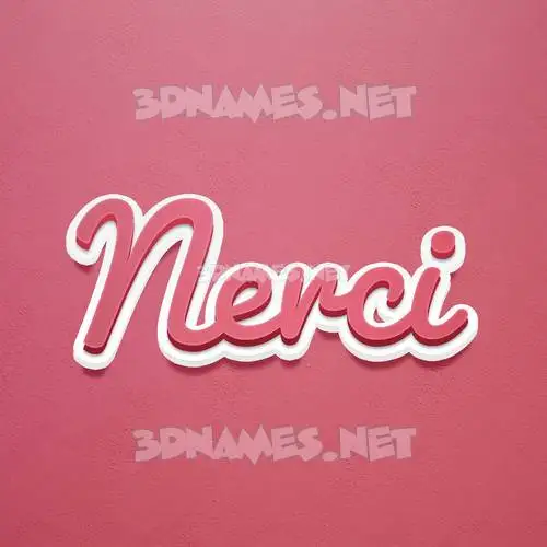 nerci in Red Scribble style - 3D name wallpaper nerci in Red Scribble style - 3D name wallpaper