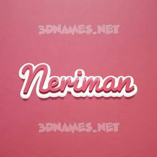 neriman in Red Scribble style - 3D name wallpaper neriman in Red Scribble style - 3D name wallpaper