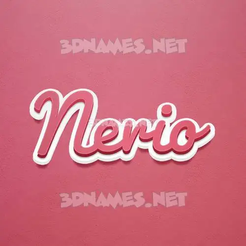 nerio in Red Scribble style - 3D name wallpaper nerio in Red Scribble style - 3D name wallpaper