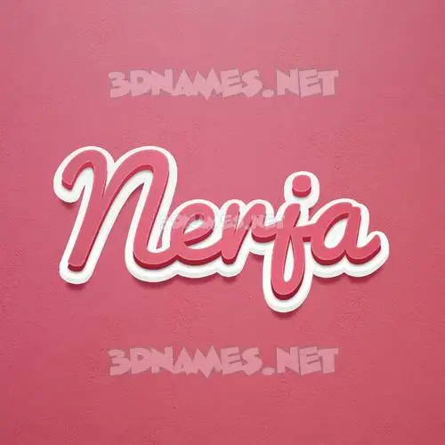 nerja in Red Scribble style - 3D name wallpaper nerja in Red Scribble style - 3D name wallpaper