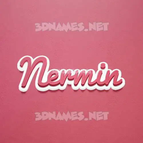 nermin in Red Scribble style - 3D name wallpaper nermin in Red Scribble style - 3D name wallpaper