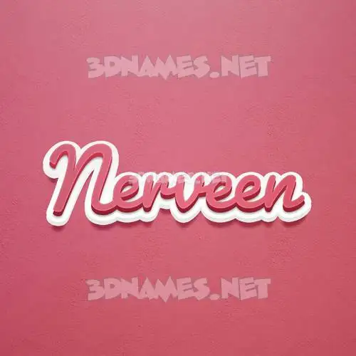 nerveen in Red Scribble style - 3D name wallpaper nerveen in Red Scribble style - 3D name wallpaper