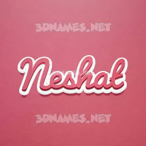 neshat in Red Scribble style - 3D name wallpaper neshat in Red Scribble style - 3D name wallpaper